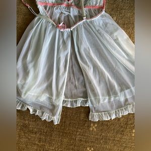 Victoria Secret babydoll lingerie top in size small
